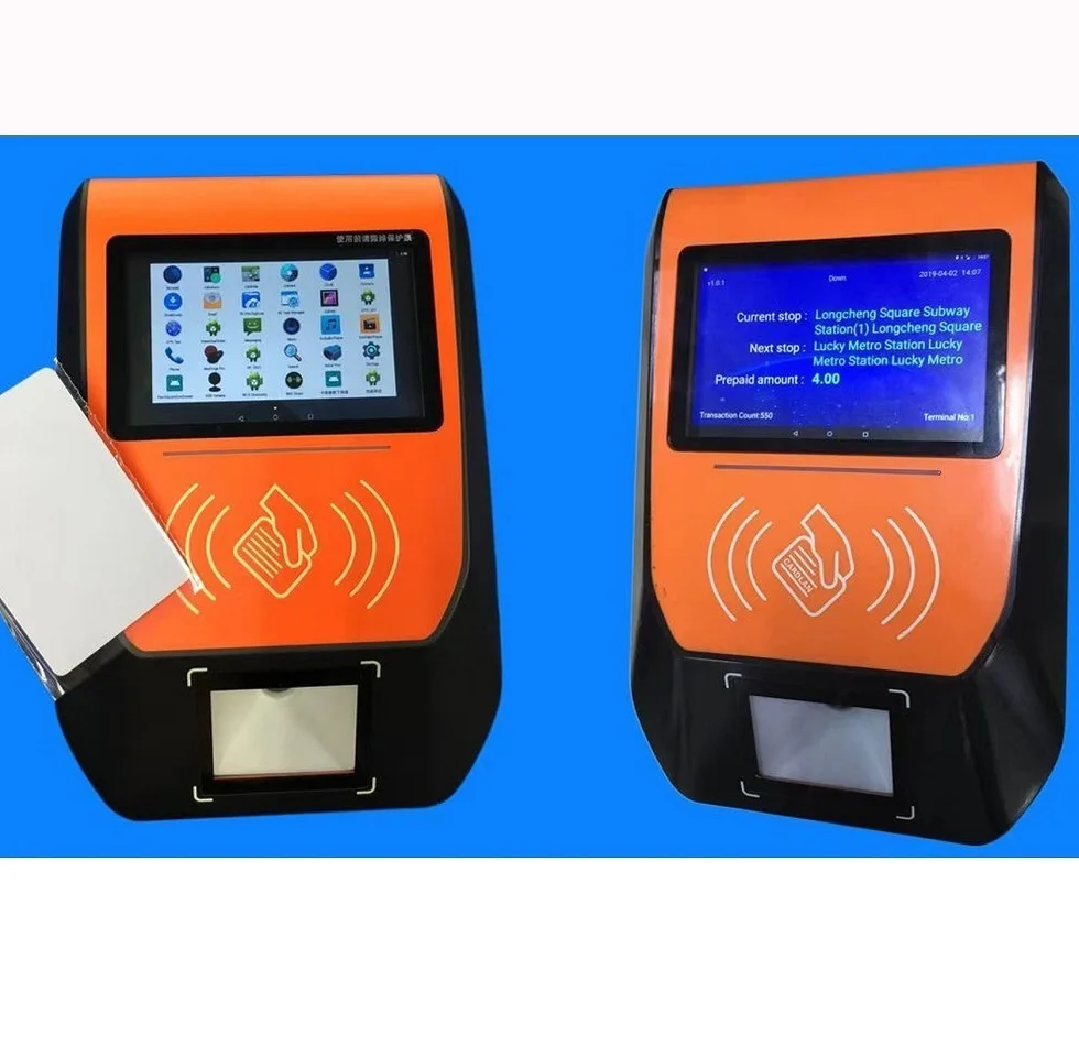 Factory High Quality Card Reader Bus POS Terminal Support Cashless Card Payment,Tap and Go