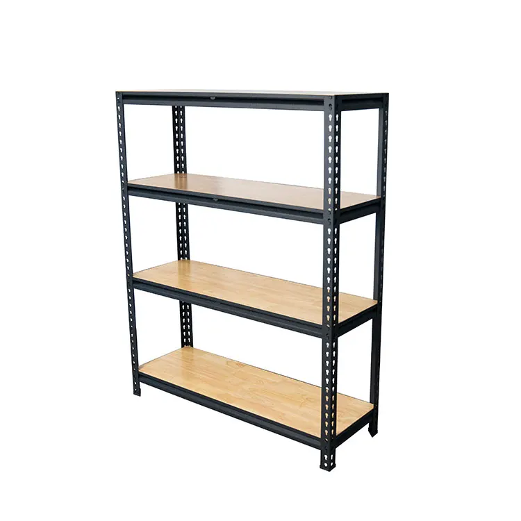 Heavy Duty 4 Layers Shelf Metal Steel Warehouse Stacking Storage rivet Shelving Rack