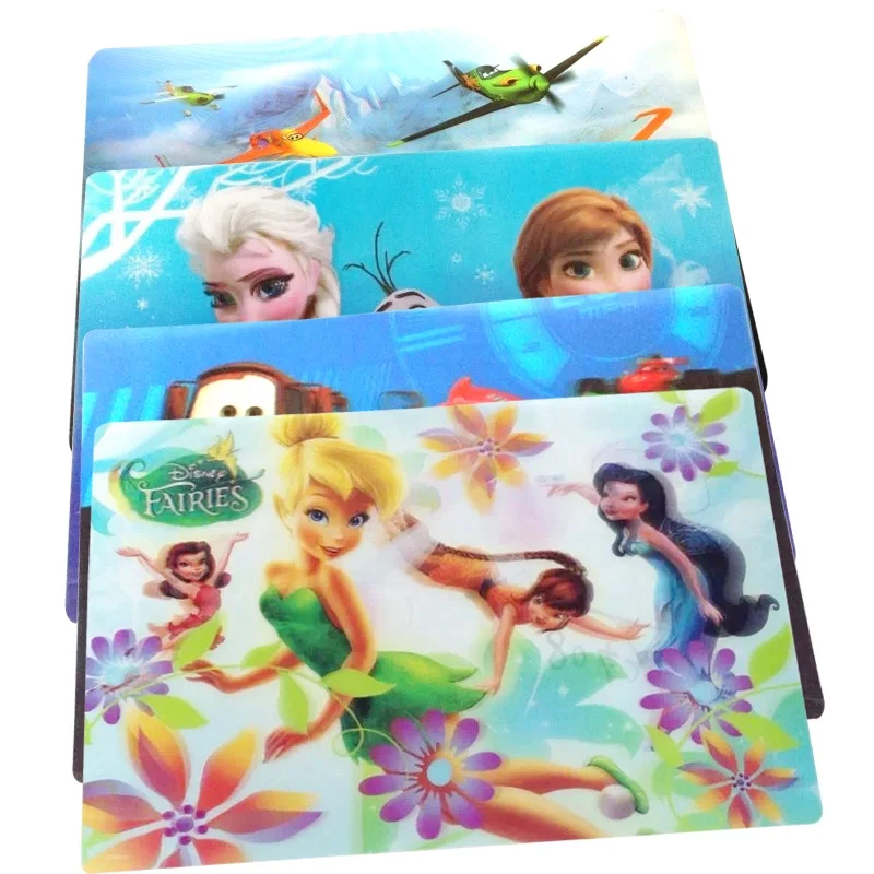 Custom Clear Plastic 3D Lenticular table 3D Placemats