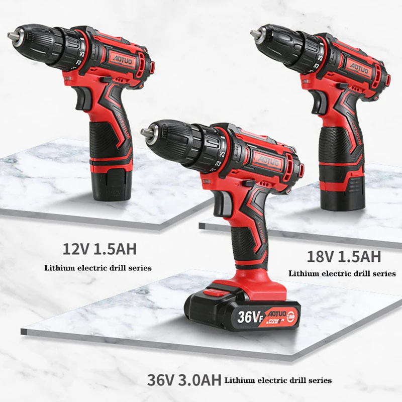 2021 Hot Sale Rechargeable Cordless Screwdriver Motor Kit Destornillador Drill Tools Screwdriver Set