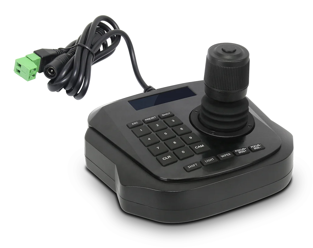 4D Network PTZ Joystick Keyboard Controller For Hight Speed Dome PTZ IP Camera to achieve a unified LAN control device