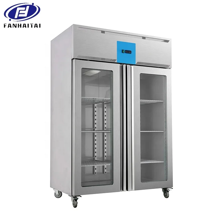 Commercial Vertical Single / Double Door supermarket beverage Refrigerator Freezer and Upright Chiller