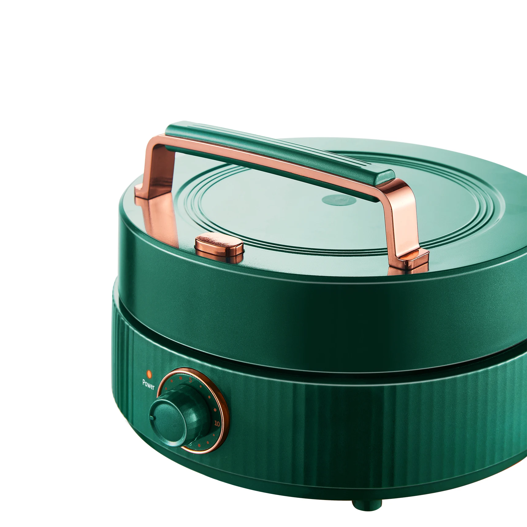 Fast Heating Easy Clean Nonstick Detachable Plates Cool Touch Handle Press Grill Waffle Iron Breakfast Sandwich Maker