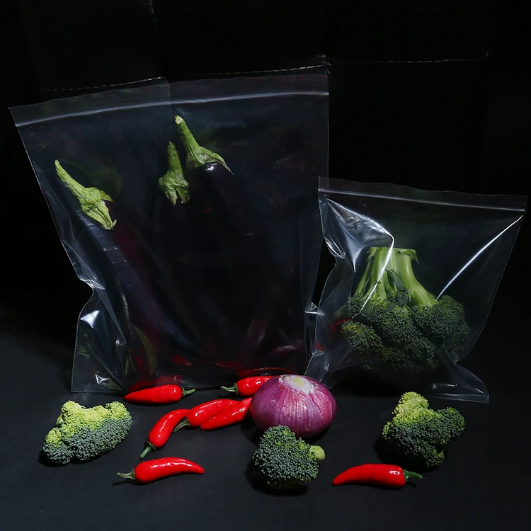 
Индивидуальный водонепроницаемый пластиковый пакет на молнии, перезаряжаемый пакет для хранения продуктов, LDPE слайдер 