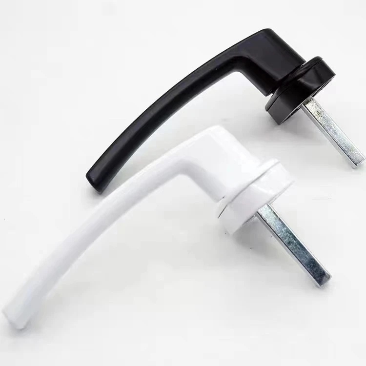 Modern Luxury Door Handle One Word Silent Bedroom Wooden Door Lock Zinc Alloy Black Door Handle