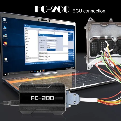 Последняя CGDI CG FC200 Авто программатор системного блока управления полная версия поддержка 4200 ECU обновление AT200 FC-200