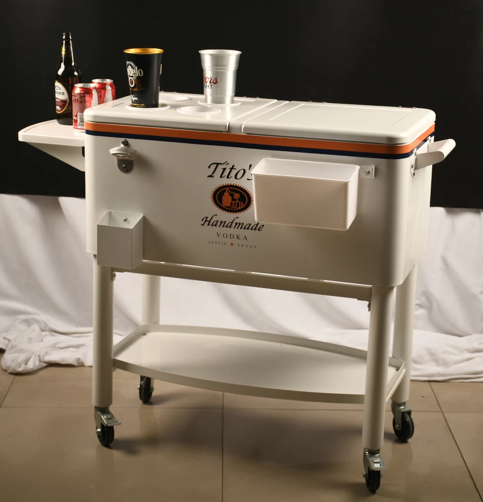 Steel cooler cart, Rolling Cooler