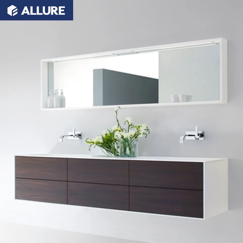 Allure powder room unassembled unique floating discontinued closeout bathroom vanities