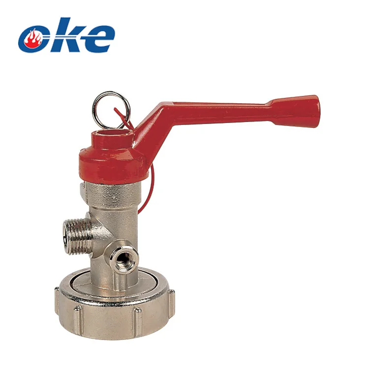 Okefire High Quality Standard Brass Fire Extinguisher Valve Parts Accessories