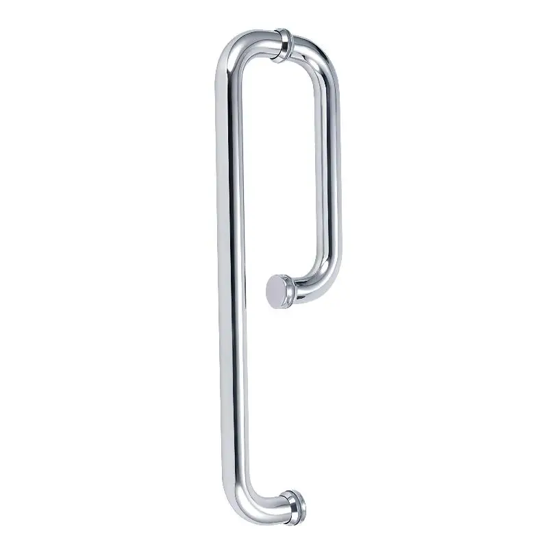 CR L stainless steel tempered glass door lock set with handle security entry office glass door lock with keys for 8-12mm