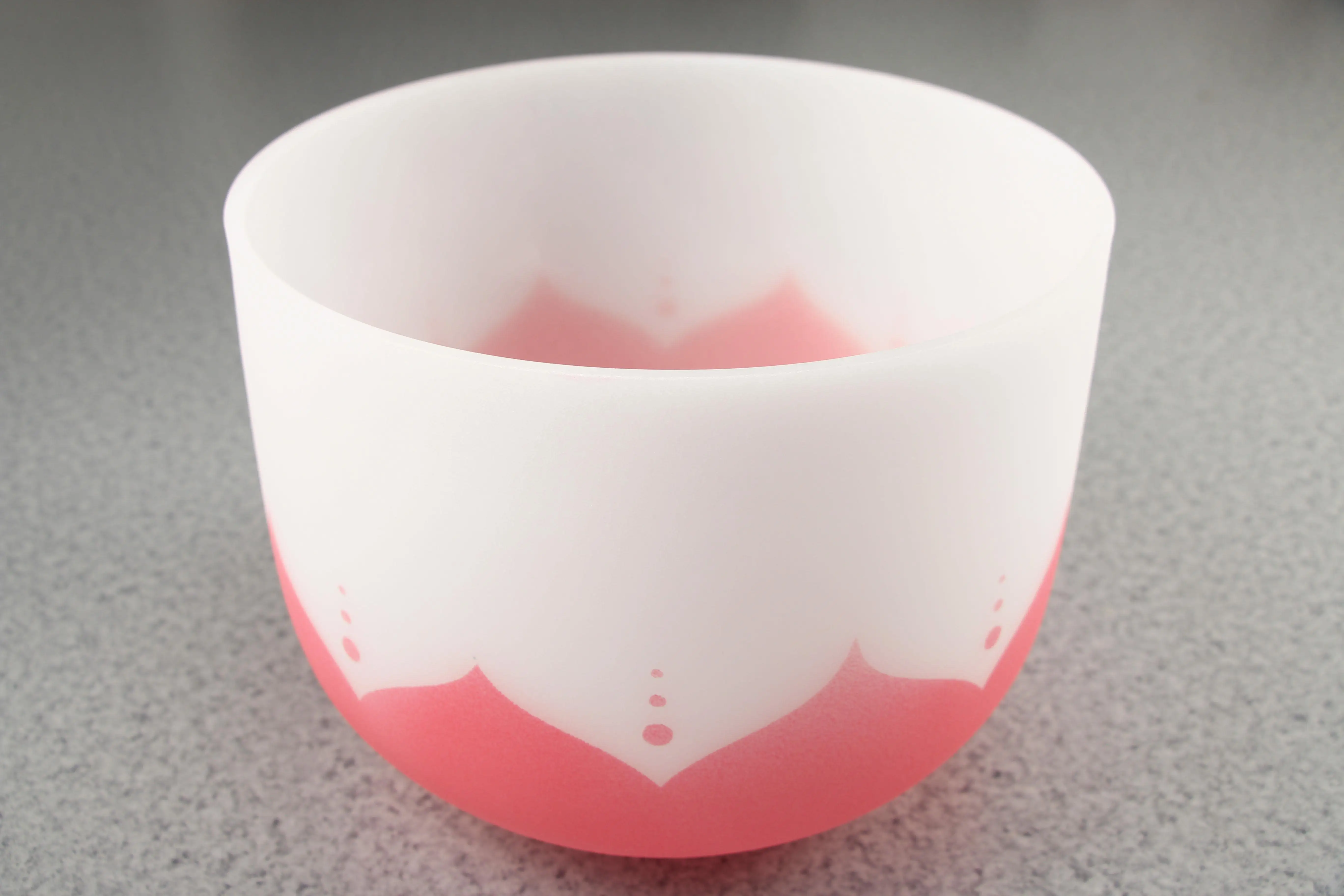 Quartz Crystal Sing Bowl 6-20 inch 440hz/432hz LotusSound healing Crystal Craft Factory Wholesale Chakra Singing Bowls