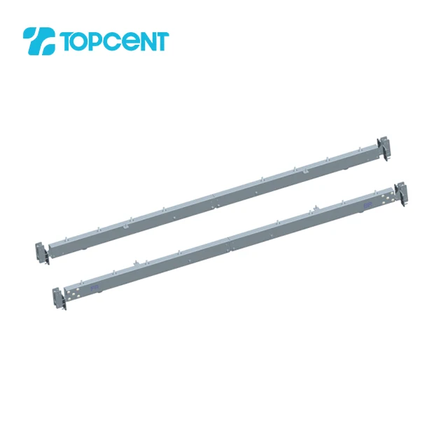 Topcent Custom Aluminium Extended Sliding Table Slide Rail mechanisms for extendable tables