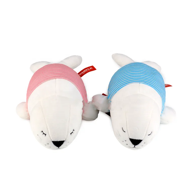 Total body plush seal stuffed animal soft toy pillow for kids