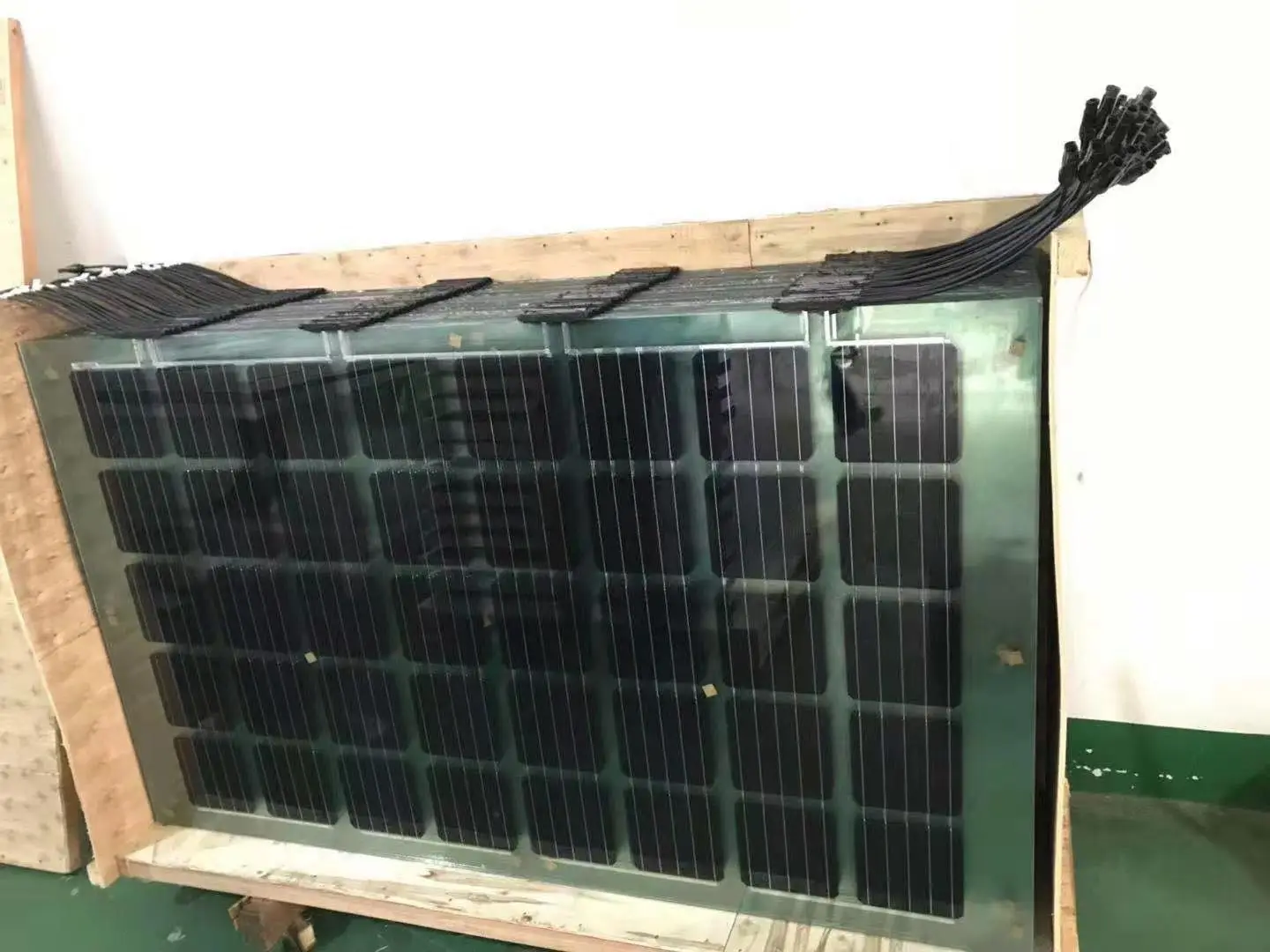 Фотоэлектрический модуль с солнечной батареей BIPV прозрачная солнечная панель 300 Вт 200 двойное стекло