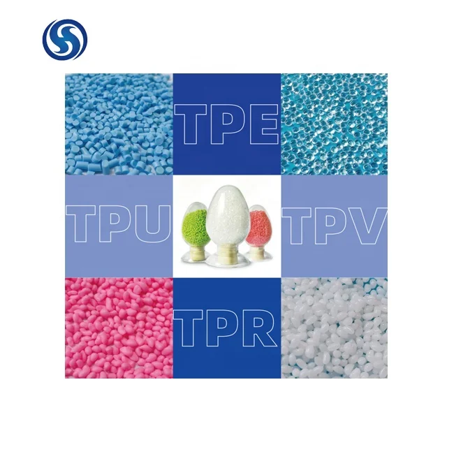 Guangdong haosu plastic manufacturer supplies natural transparent tpe raw materials thermoplastic elastomer