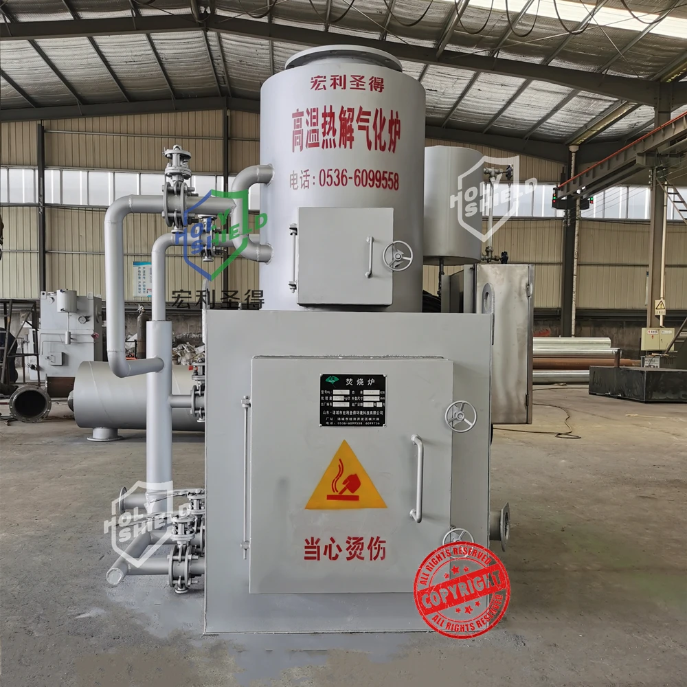 850-1200 градусов Цельсия, больничный медицинский сжигатель отходов