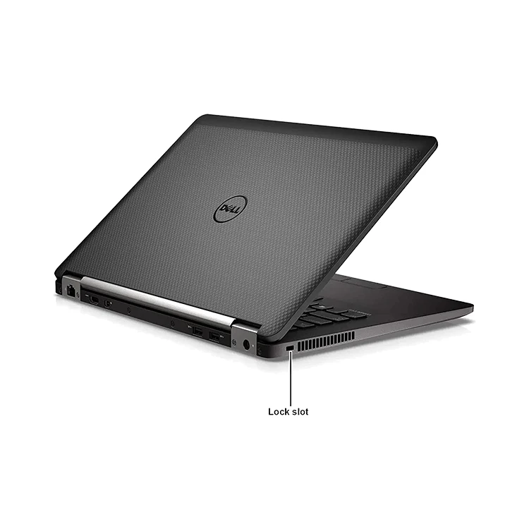 Second hand business office notebook i7 core high memory 256GB SSD lightweight portable gaming computer for Dell E7470