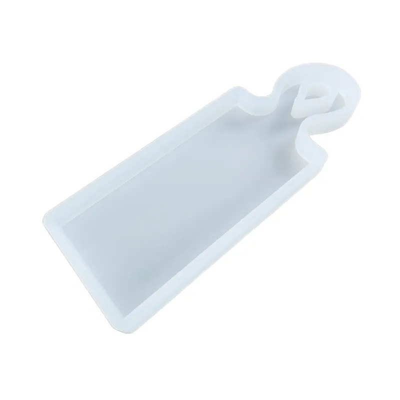 Силиконовая форма с ручкой для фруктовых тарелок красного вина эпоксидной смолы