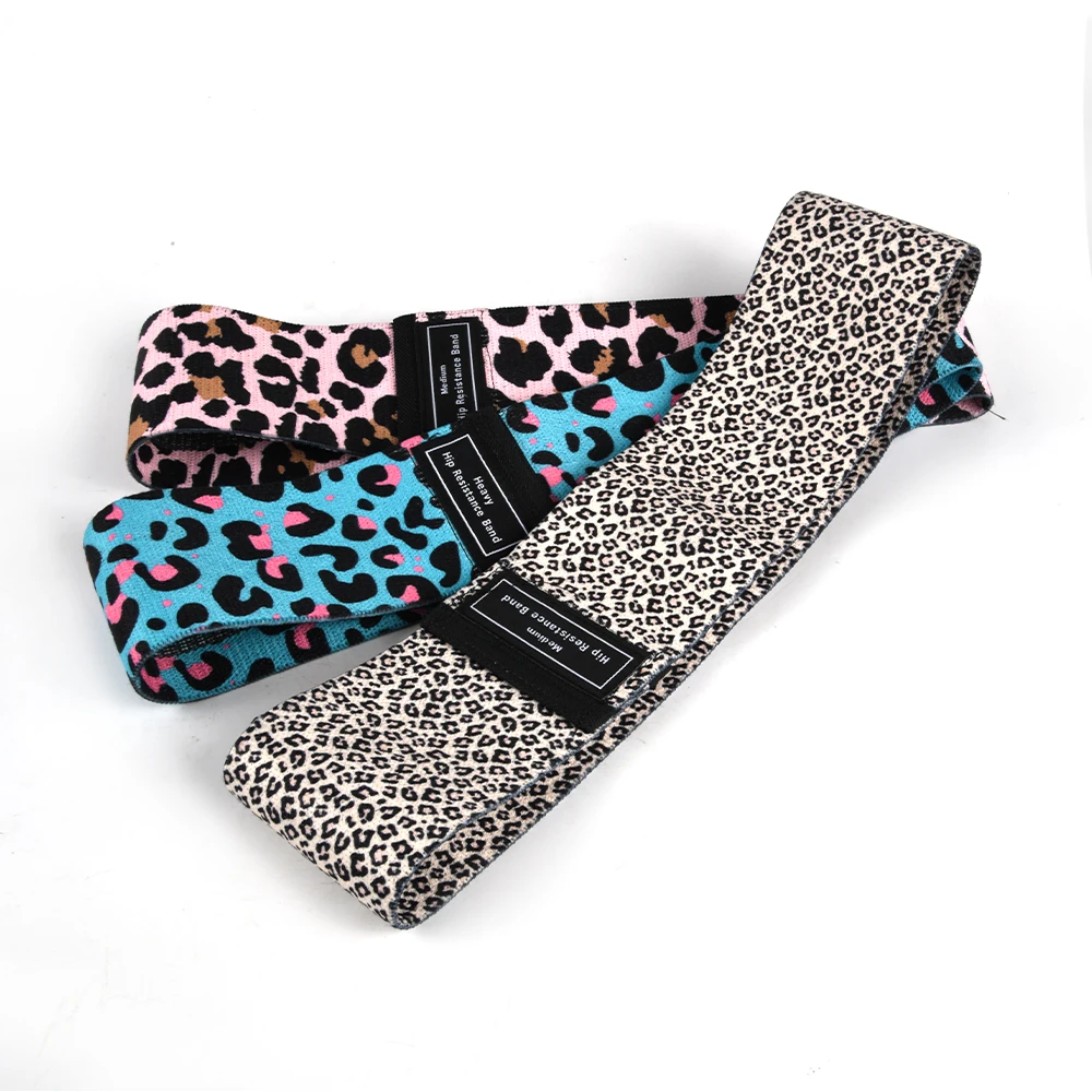 Elastic Resistance Cloth Elastic Loop Bands Set Gym Fitness Exercise Fabric Resistance Band Set Hip Bands