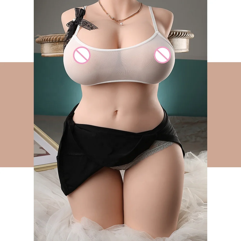 XISE Mona Half Body Sex Doll Artificial Pocket Pussy and Vagina Sex Toy for Adult Love Doll with Skeleton for Male Masturbator