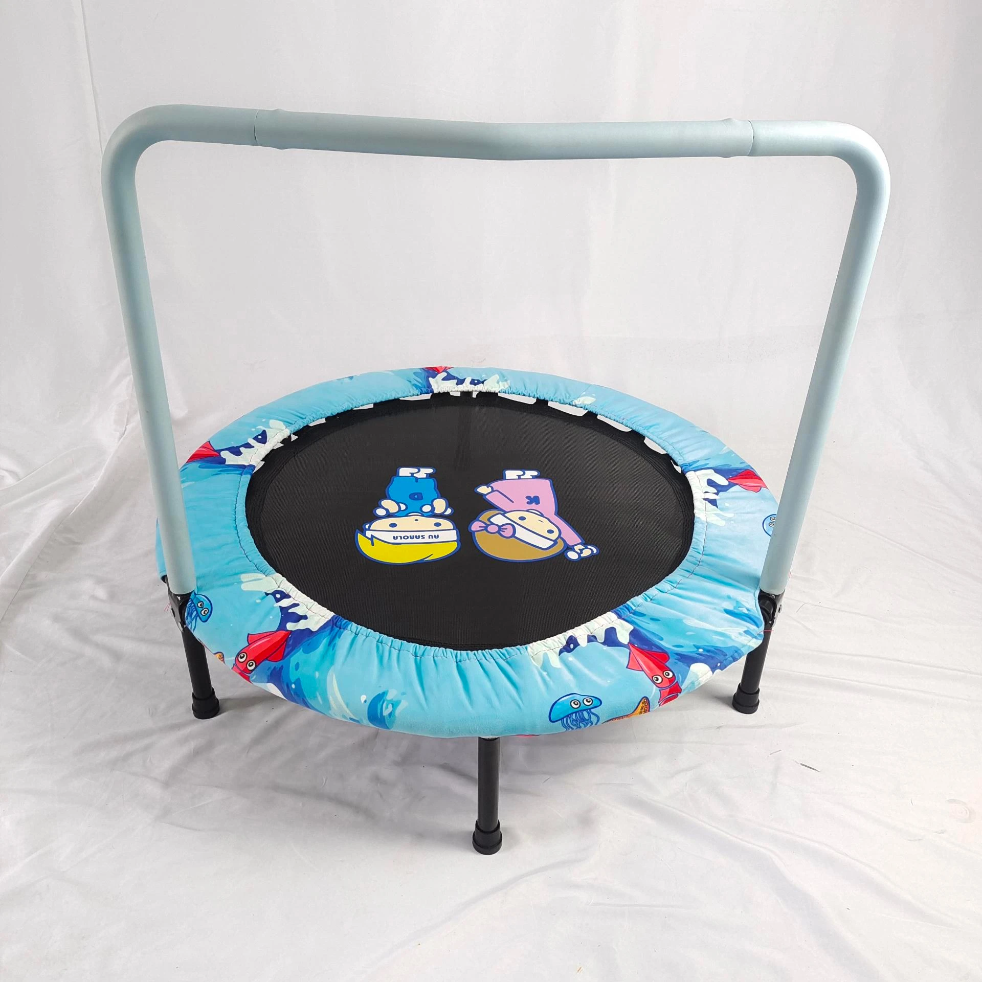 60 дюймов для дома и улицы мини батут с ограждением для детей