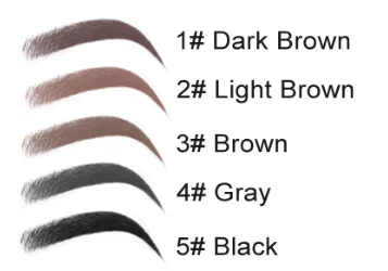 Free Custom Logo OEM 100 PCS Private Label Waterproof Eyebrow stamp and stencil kit