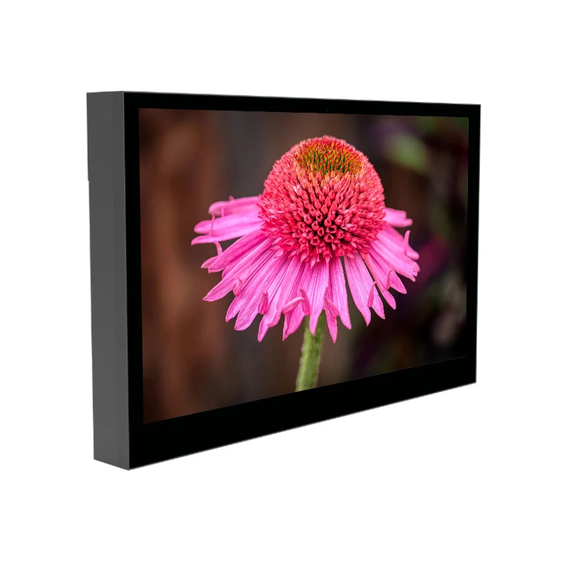 75 inch outdoor LCD TV monitors  high brightness digital screen advertising outdoor wall mounted signage outdoor lcd