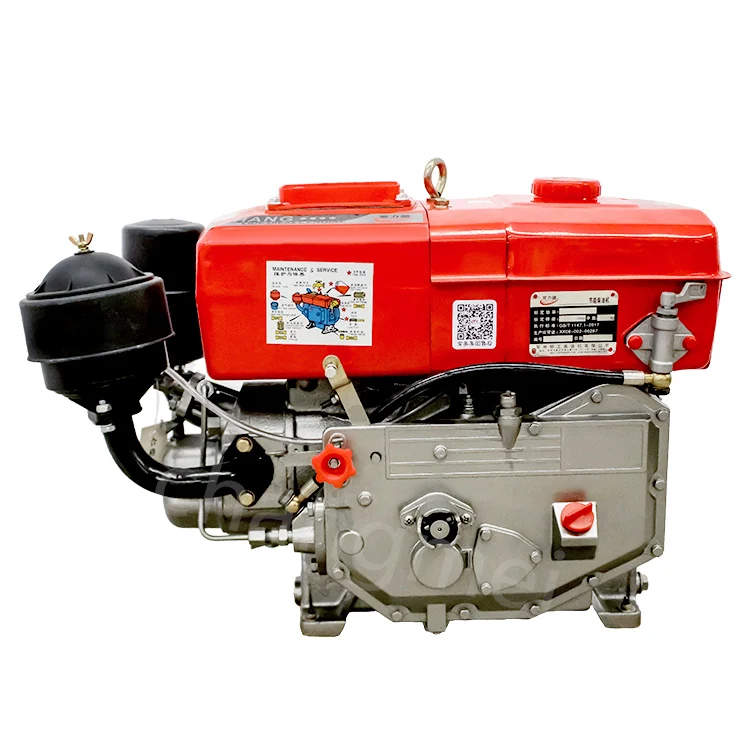 R180 R190 Single Cylinder Diesel Engine 8hp 10hp Water Cooled Electric Start Tractors Diesel Engine