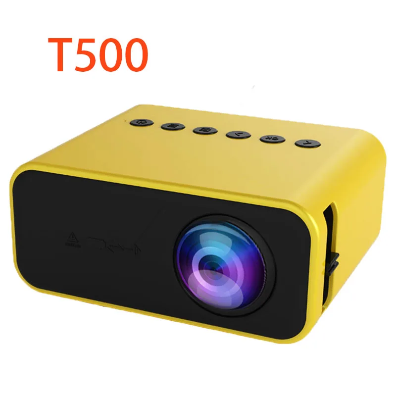 
Home mini led portable smart pocket cinema video projektor projector T500 