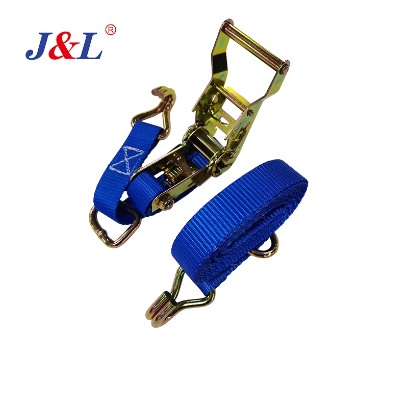 JULI Ratchet Tie Down 1T ISO сертифицированный высокопрочный грузовой крепежный натяжитель ремня для буксировки и подъема