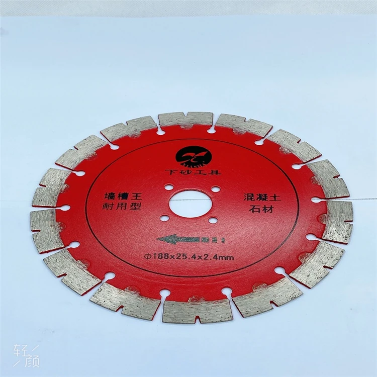 2021 Factory Wholesale Big Red Durable Diamond Saw Blade Cutting Disc Discount Price