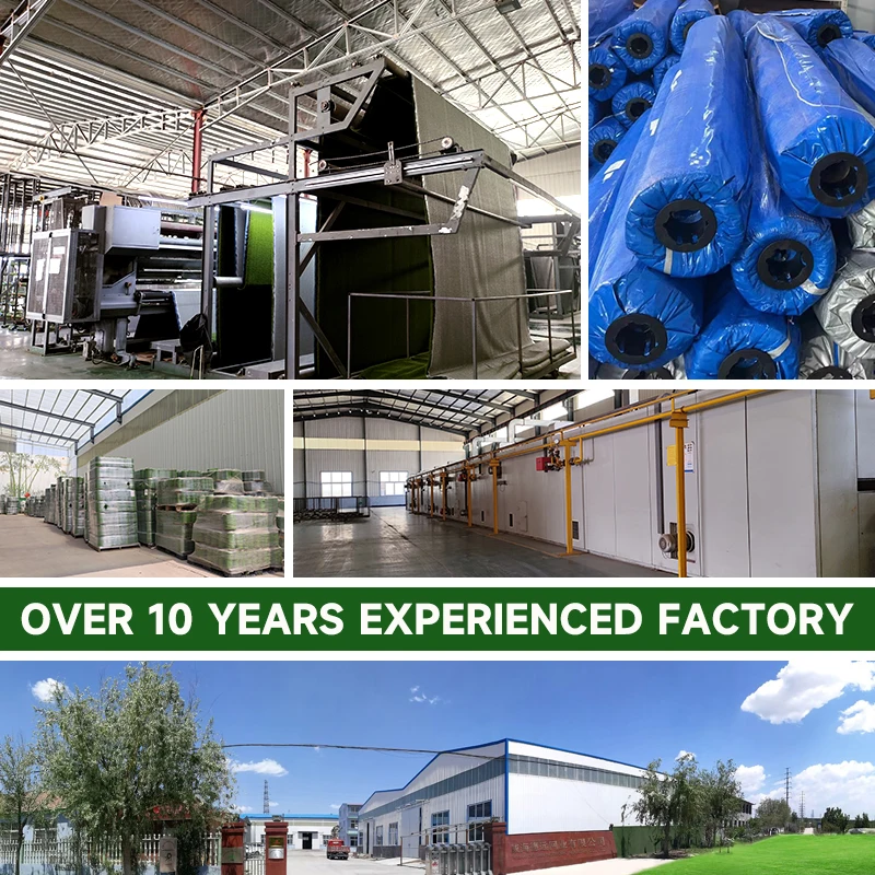 55mm Height Synthetic Garden Turf PE Plastic Artificial Grass for Home Landscaping and Sports like Football and Badminton