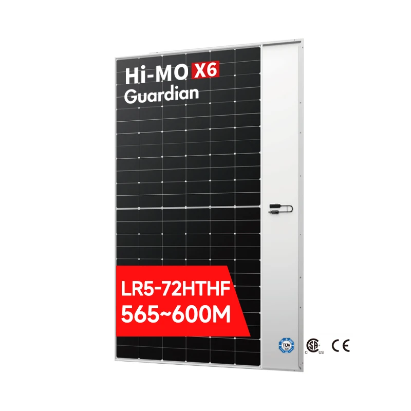 Longi Himo6 565W-600W высокомощная система солнечных панелей двойное стекло с Topcon PERC Гибкая полуячейка BIPV дешевая цена