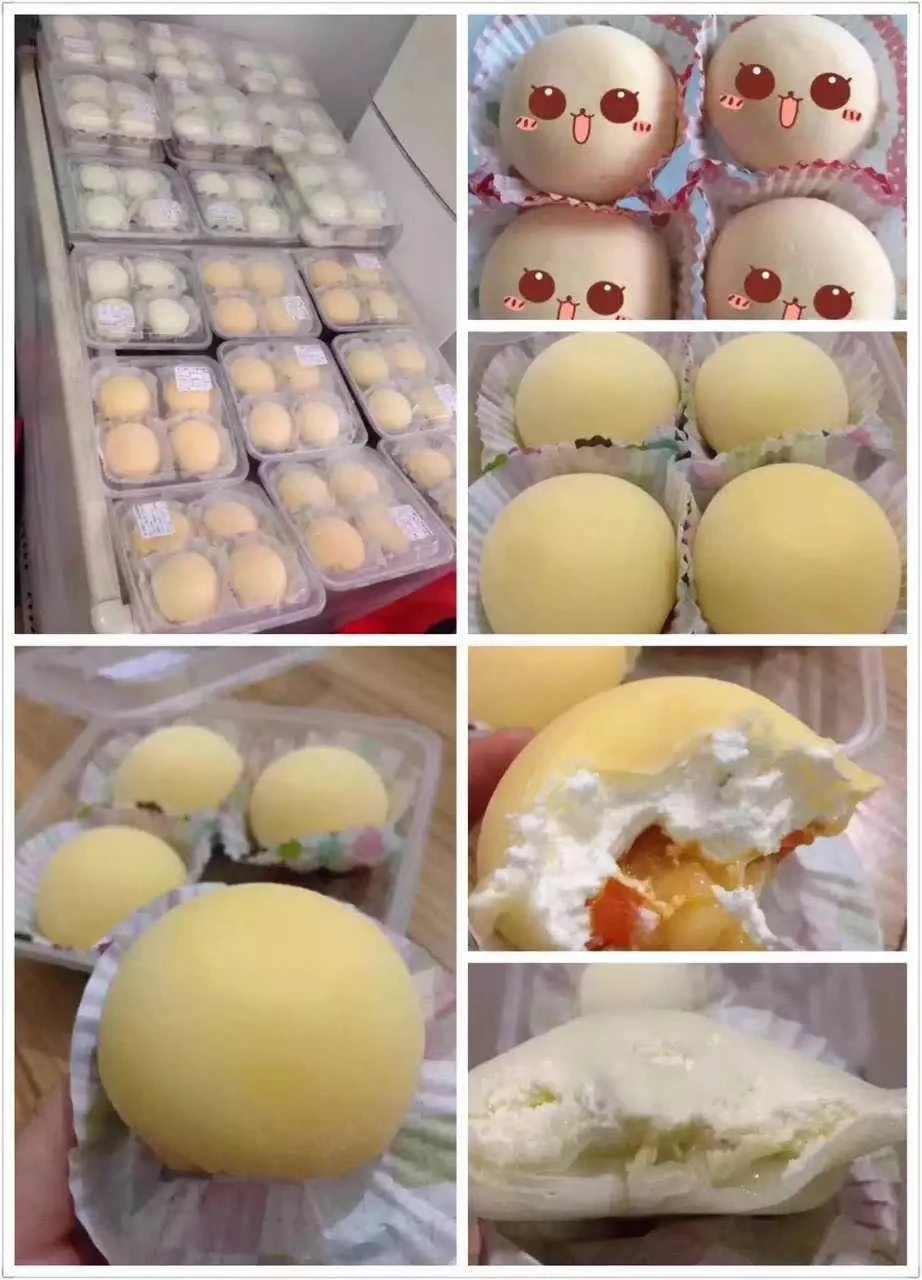Beikn automatic mochi encrusting machine daifuku maker tray arranging machine sweet mochi ball forming machine