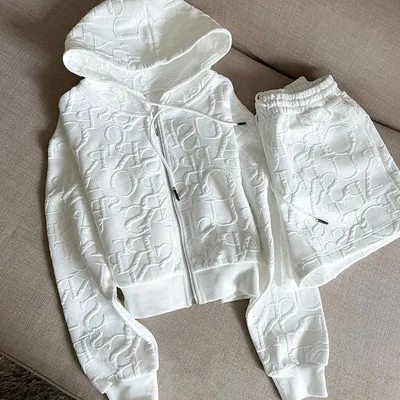 2021, Высококачественная удобная хлопковая Дизайнерская одежда на заказ, толстовка с круглым вырезом и длинным рукавом, повседневный Женский комплект с толстовкой