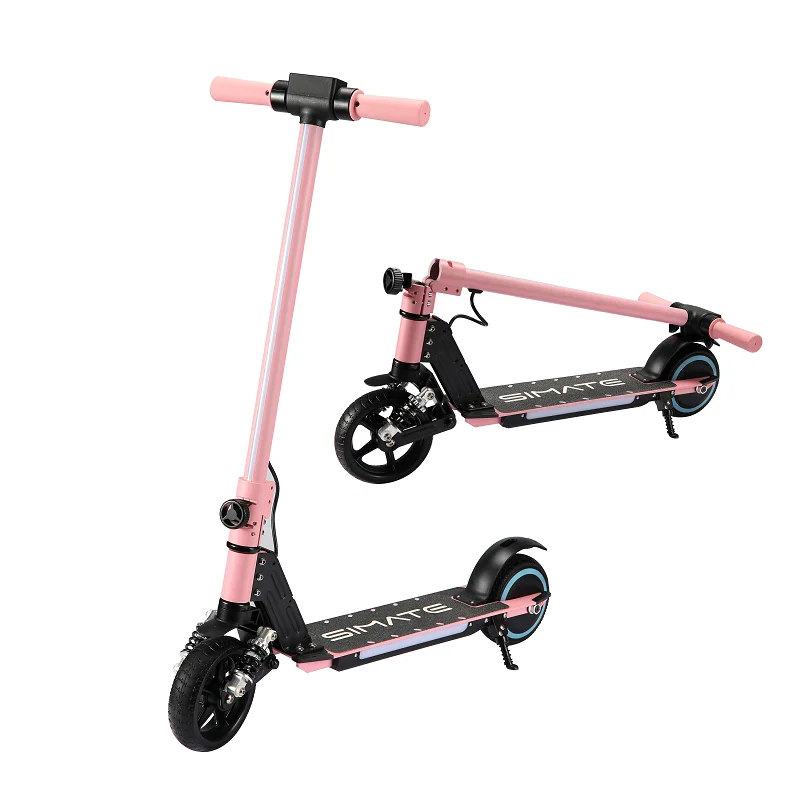 EU UK Drop ship electric scooter for children from local warehouse 130w electric kid scooter easy folding kick e-scooter