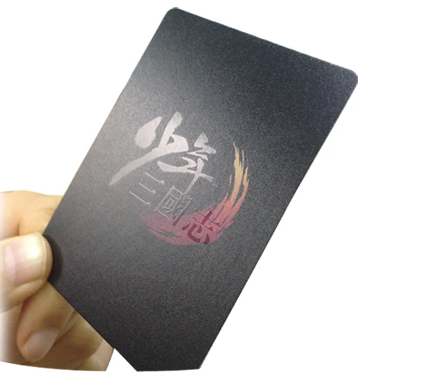 black matt game cards