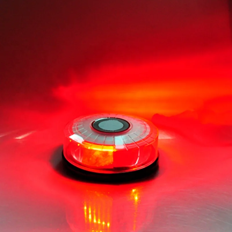 Flashing Traffic Beacon Disc Emergency Strobe Lamp Road Flare Safety LED Warning Lights