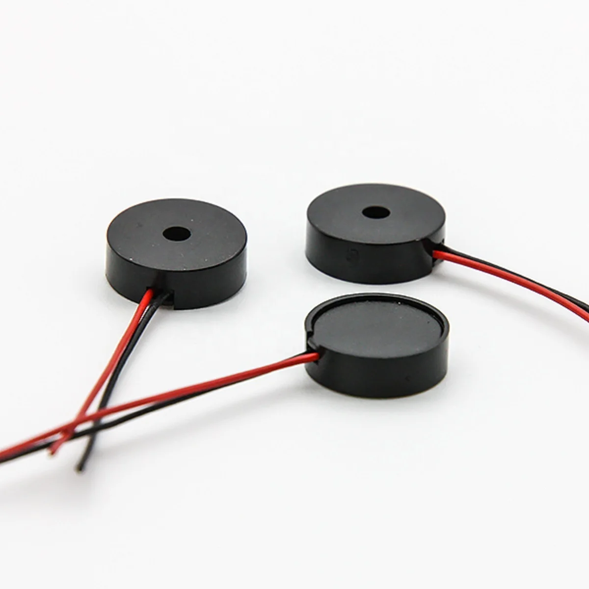 Passive 10mm Electric Piezo buzzer lead lines,10v 4000Hz 75dB