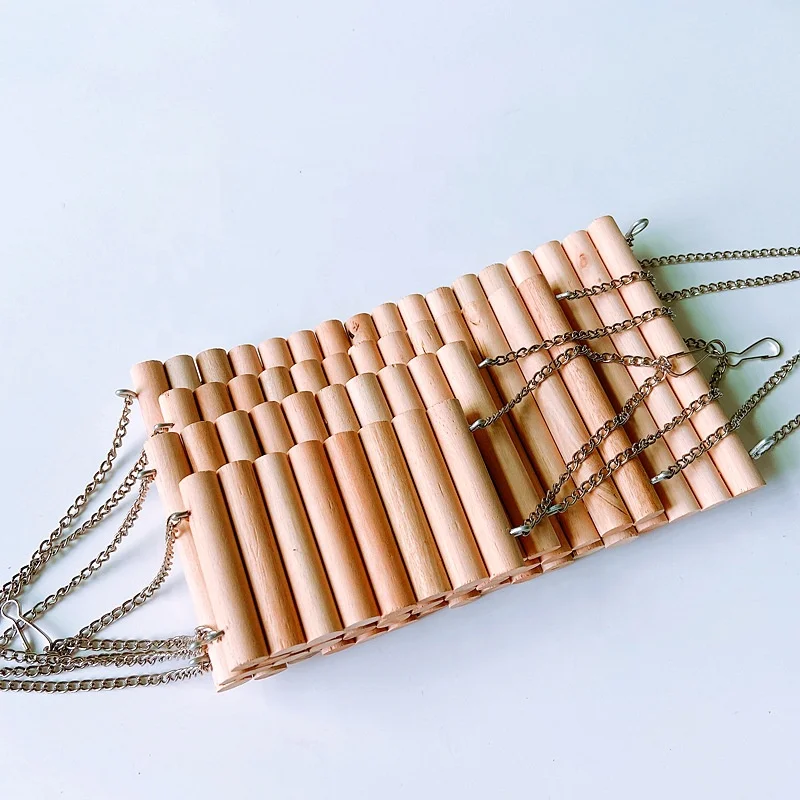 Hamster parrot supplies bird toy rotating ladder bird climbing ladder gnawing toy parrot S