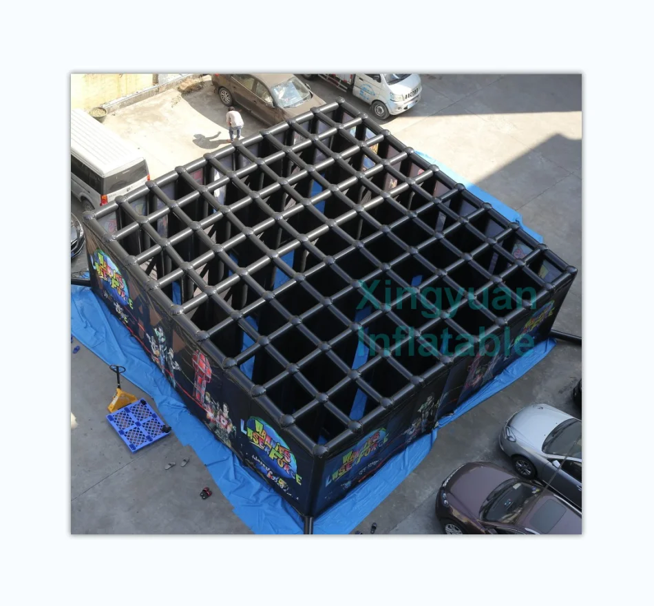 Заводская цена надувной лазер тактический лабиринт черный Лабиринт для