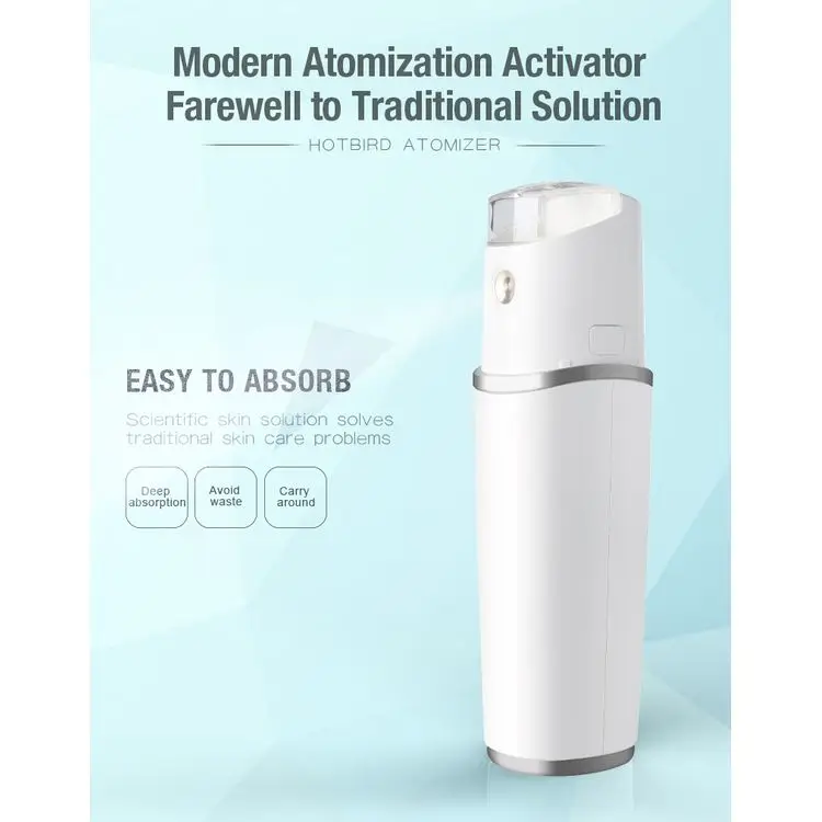 ultrasonic light therapy facial steamer skin rejuvenation cosmetic electric facial massager