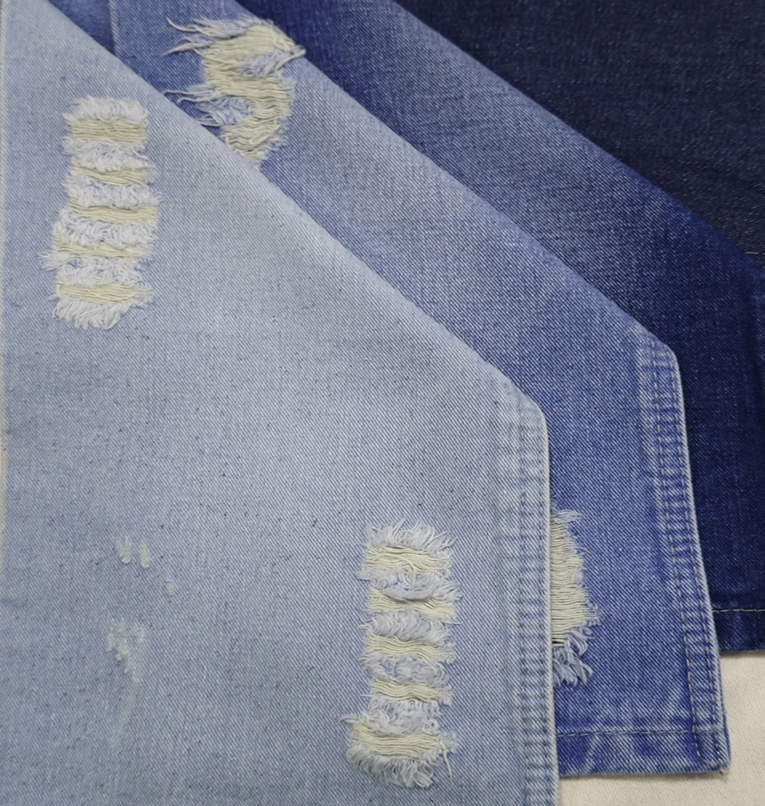 Denim Jeans Raw Material Wholesale Non Stretch High Quality Satin Fabric Denim