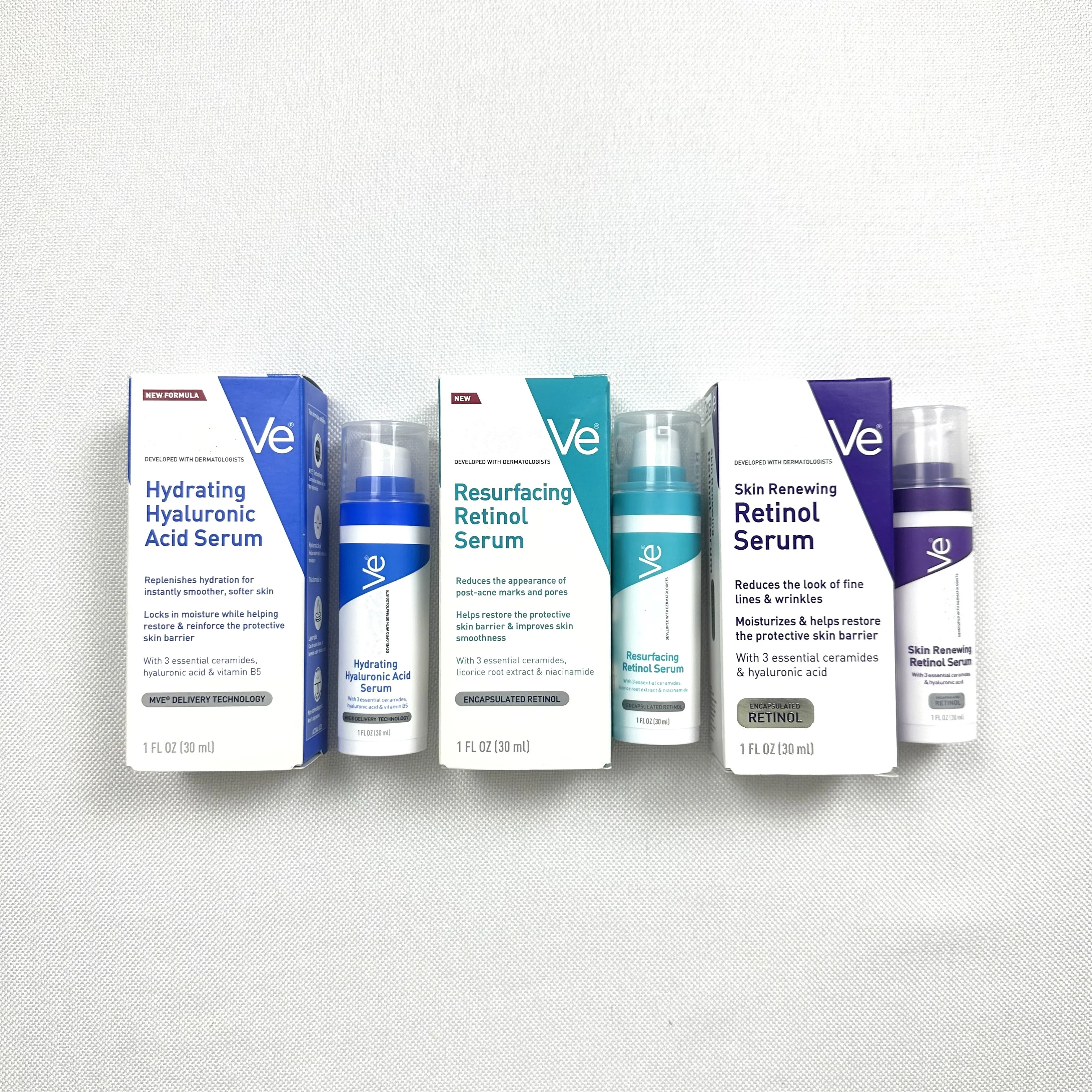 Original High Quality CeraVes Essence Skin Renewing Retinol Hydrating Hyaluronic Acid Serum 30ML For Dry Skin