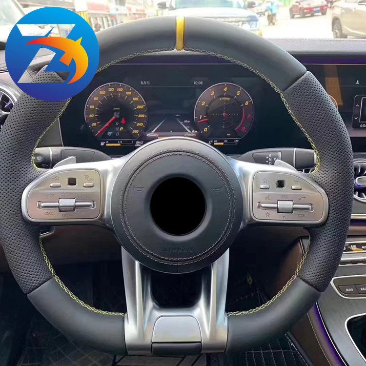 Для M ercedes B enz AMG GLC GLS AEGC SLK55 R171 sports W212 A200 руль из углеродного волокна