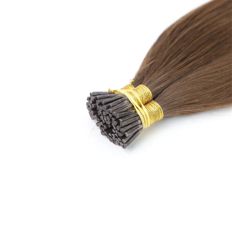 Wholesale Price High Quality Raw Virgin Hair Undetectable I tip hair extensions #4