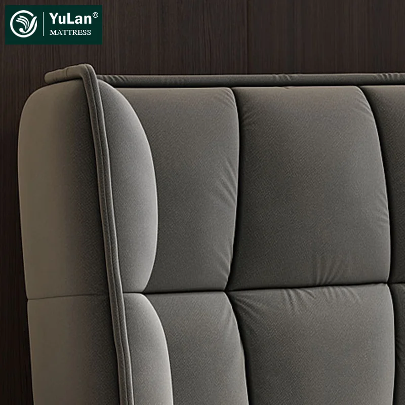 High Quality Modern Design Bedroom Furniture Set  King Size Leather King Beds