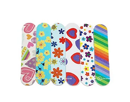 Bulk EVA+Sandpaper comfortable mini manicure nail grinding edge polish emery boards buffer files