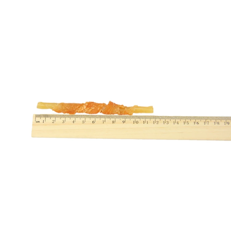 OEM  Savory Chicken Wrap Cowhide Stick  Dog Dental Chew Snacks Dog Food Production Pet Products