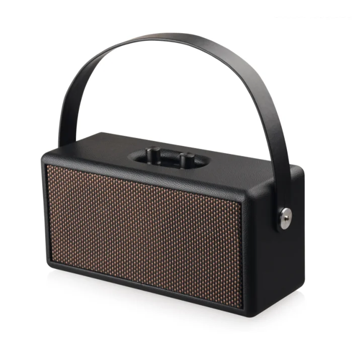 Topest Quality Good Bass Wooden Bluetooths Speakers Portable Wireless Sound Box With Sleek Design